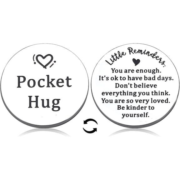 Kids Teen Little Reminder Gifts for Women Men Stress Anxiety Relief Gifts Positive Pocket Hug Birthday Gifts Relaxing Gifts for Men Teenage Mental Health Gifts