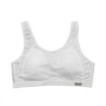 thumbnail image 1 of Kids Teens Girls' Sports Bra Training Bras with Pads Teens Mesh Cami Stretch Breathable Vest Bras Cotton Wide Shoulder Straps Bras, 1/4 Pack, 1 of 9