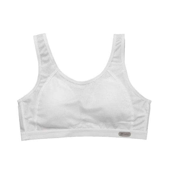 Kids Teens Girls' Sports Bra Training Bras with Pads Teens Mesh Cami Stretch Breathable Vest Bras Cotton Wide Shoulder Straps Bras, 1/4 Pack