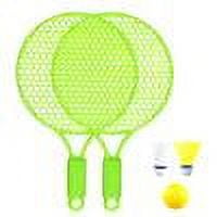 Kids Tennis Rackets Tennis Racquet with Ball Shuttlecock Racket Game Interactive Toy Kids Badminton Tennis Set for Boys