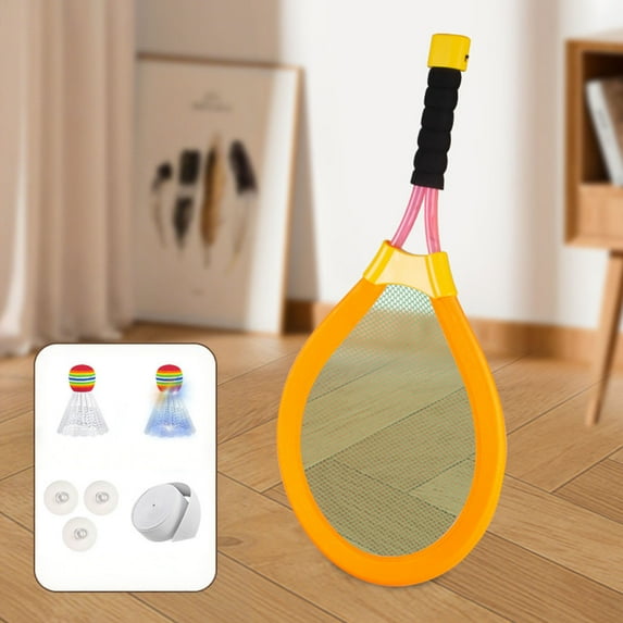 Kids Tennis for Beginners Lightweight Junior Racquet with Shockproof Grip Indoor and Outdoor Sports Toys Badminton Set for Ages 3-15