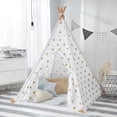 thumbnail image 1 of Kids Tepee Tent All Over Printed, 59"(H), Multiple Prints, 1 of 5