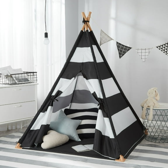 Kids Tepee Tent All Over Printed, 59"(H), Multiple Prints