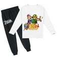 thumbnail image 1 of Kids' The Legend of Zelda Comfy Long Sleeve T-shirt and Pants Set, Breathable, Spring Autumn, Printed Design, 1 of 3