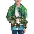 thumbnail image 1 of Kids The Legend of Zelda Hooded Sweatshirt 3D Pullover Hoodie for Girls Boys with Pocket, 1 of 6