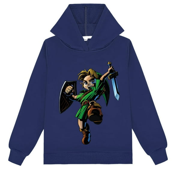 Kids The Legend of Zelda Pullover Hooded Sweatshirt for Boys Girls Spring Autumn Sweatshirts with a Hooded