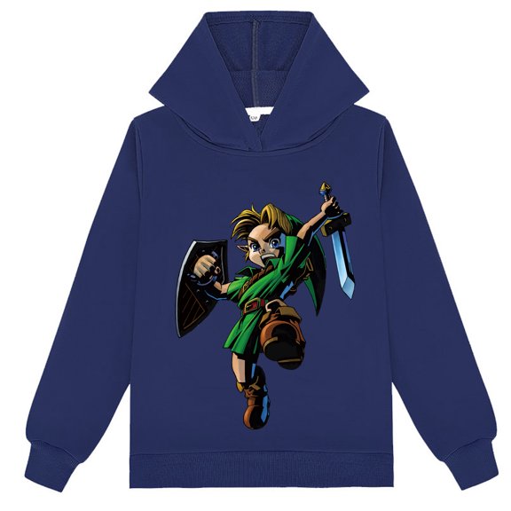 Kids The Legend of Zelda Pullover Hooded Sweatshirt for Boys Girls Spring Autumn Sweatshirts with a Hooded