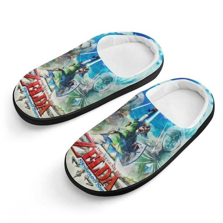  SLIPPER×WIND AND SEA Kids The Legend of Zelda Slippers Anti-slip Fluffy Fuzzy