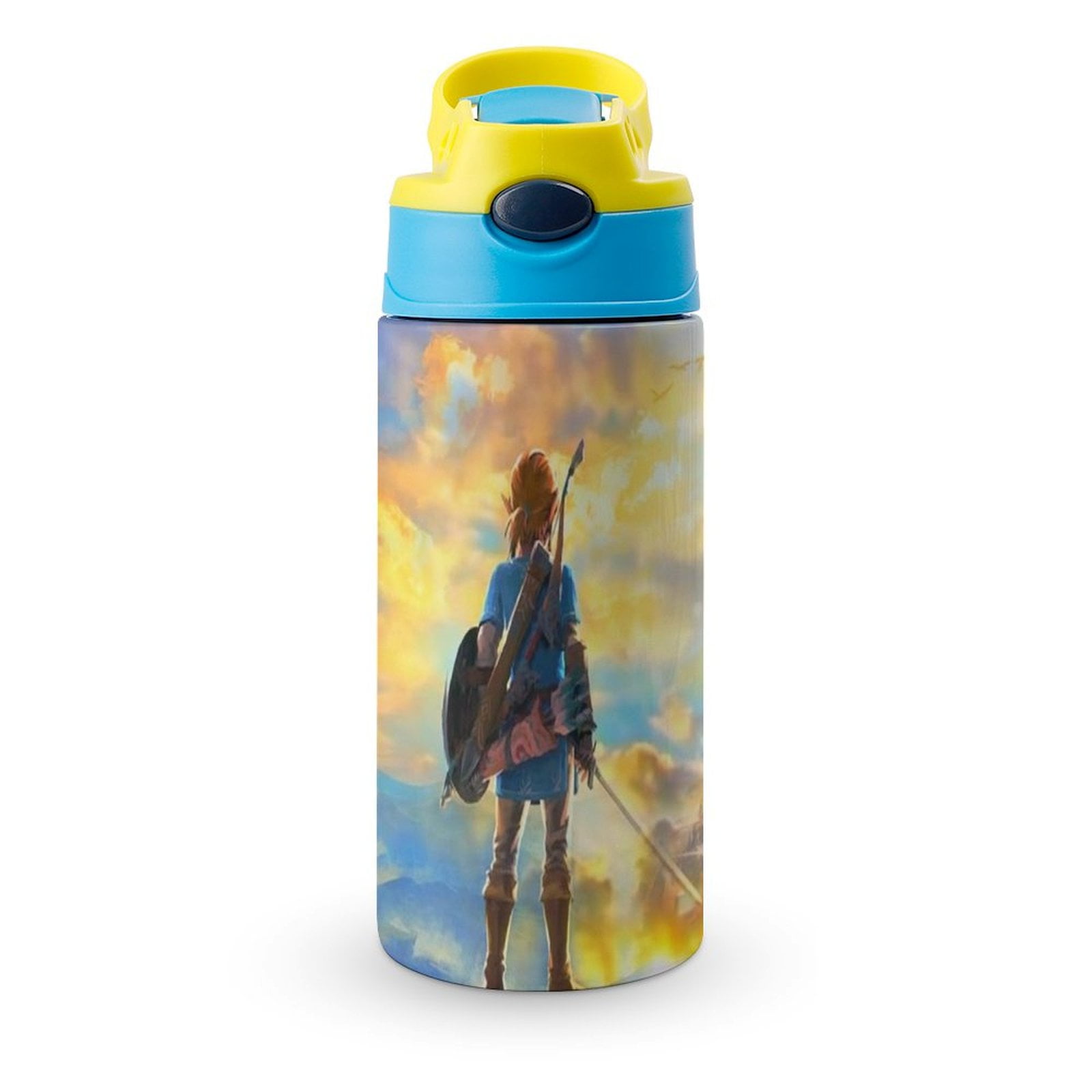 Kids The Legend of Zelda Water Bottle, Insulated Water Cup with Pull