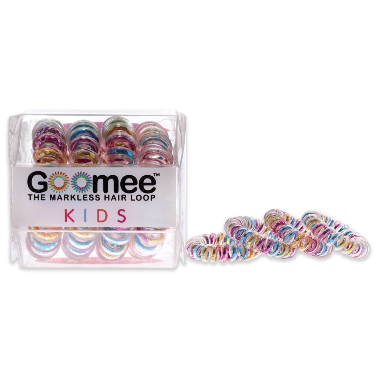 Goomee Kids Haarschlaufen-Set „Over The Rainbow“ – 4 Stück, Bruchfrei & Wasserabweisend