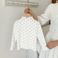 thumbnail image 1 of Kids Thermal Shirt Graphic Long Sleeve Shirt Kids Turtleneck Basic Tees Fall Tops Girls Size 6-7 Years Shirts, 1 of 8