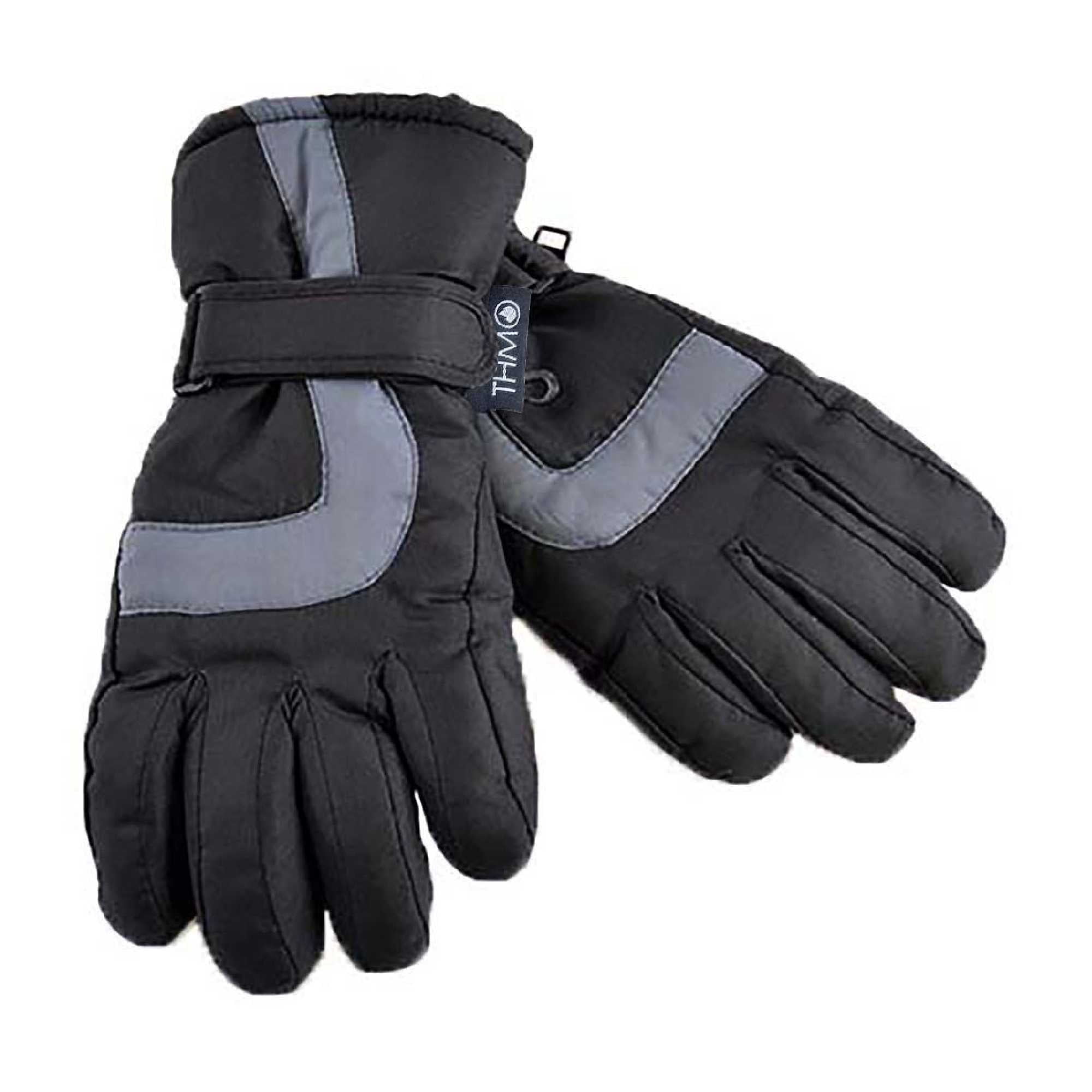 Kids Thinsulate Ski Gloves for Winter | THMO | Waterproof Fleece Lined Thermal Warm Ski Gloves