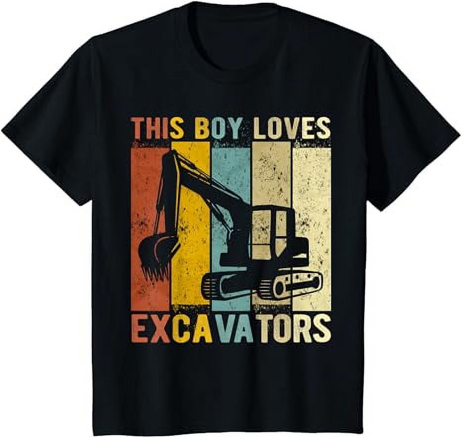 SALT AND PEPPER Jungen T-Shirt Langarm Mit Bagger-Print - Baumwolle, Gemütlich, Für Kleine Baustellenfans