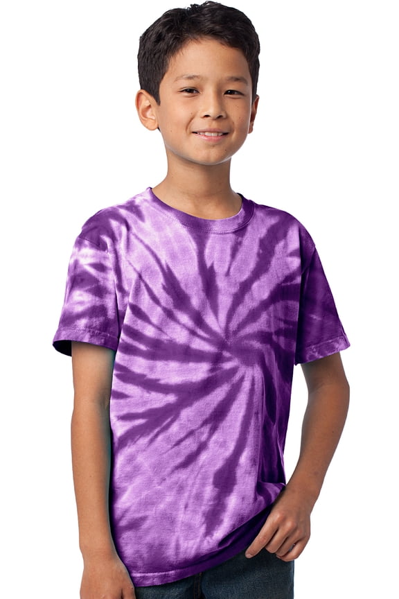 Kids Tie Dye T-shirt - Purple, Extra-Small