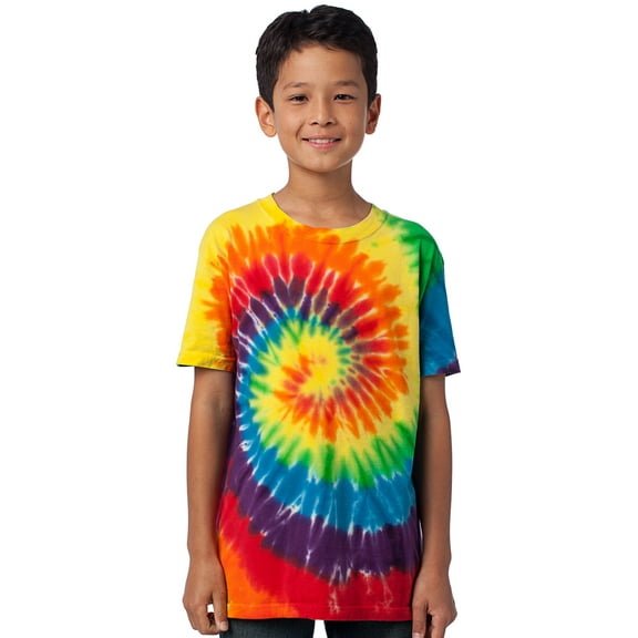 Kids Tie Dye T-shirt - Rainbow, Extra-Small