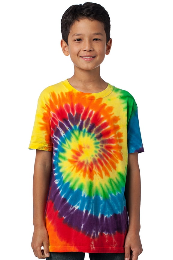 Kids Tie Dye T-shirt - Rainbow, Extra-Small