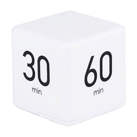 Kids Timer Timer Portable Cube Timer Digital Kitchen Timer Countdown Alarm 15-20-30-60 Minutes Flip Timing with Digital Display Time Management for Study Sports Cooking Gaming Office
