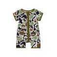 thumbnail image 1 of Kids Toddler Baby Baby Boys Rompers Camouflage Print Round Neck Short Sleeve Summer Clothes Bodysuits Jumpsuits, 1 of 8