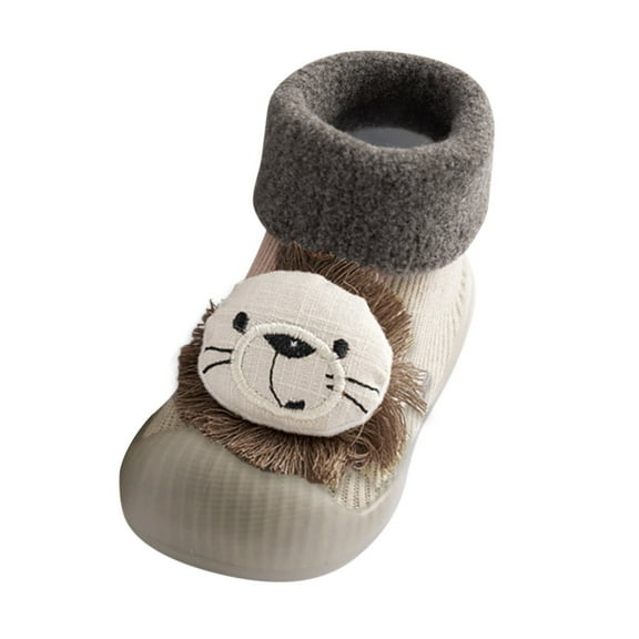 Kids Toddler Baby Boys Girls Patchwork Warm Knit Soft Sole Rubber Shoes Socks Slipper Stocking Toddler S Boy House Slippers Little Boy Toddler Slippers Boys Size 8 Basketball Slippers Boys Dinosaur