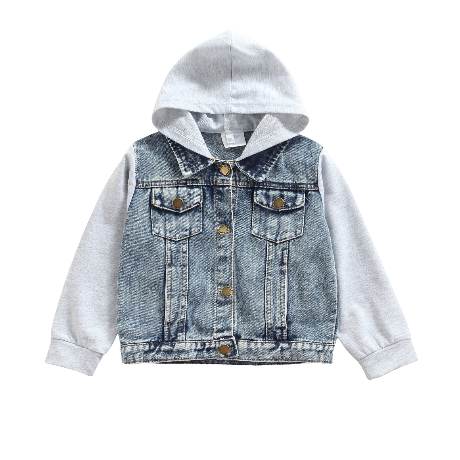 Jean jacket grey sleeves hotsell