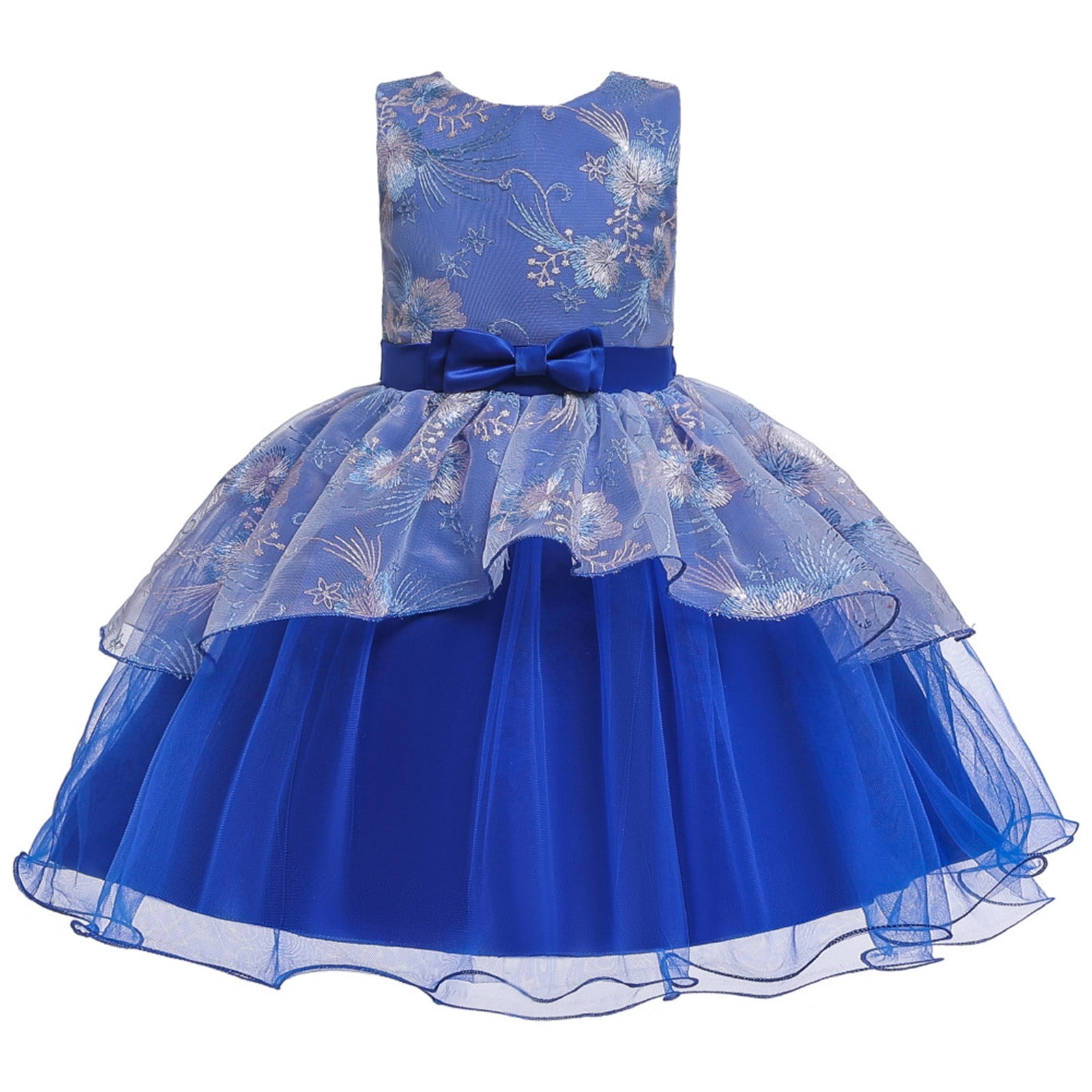 Kids Toddler Baby Girl Dress Spring Summer Tulle Cotton Sleeveless ...