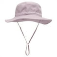 thumbnail image 1 of Kids Toddler Baby Summer Bucket Sun Hat Breathable Adjustable Fisherman Hats 0-6 Years, 1 of 3