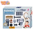 thumbnail image 1 of Kids Toddler Barber Shop Pretend Play Toys,Simulated Hair Stylist Salon Playset with Hairdryer Scissors Grooming Tools,Learning Toy,Imaginative Hairdresser Role Play Kit for Boys Girls Ages 3+, 1 of 7