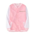 thumbnail image 1 of Kids Toddler Baseball Jacket Casual Letterman Jacket Windbreaker Lightweight Coat, 1 of 6