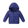 thumbnail image 1 of Kids Toddler Boy Winter Coat,Boys Puffer Coat with Pocket Zipper Winter Hoodies Coat Windproof Warm Lined Jackets Coats Grils Winter Coats Size 8-9 Years, 1 of 3