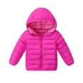 thumbnail image 1 of Kids Toddler Boy Winter Coat,Kids Puffer Jacket with Pocket Zip up Hooded Coat Windproof Warm Outerwear Coats Boys Coats Size 7-8 Years, 1 of 3