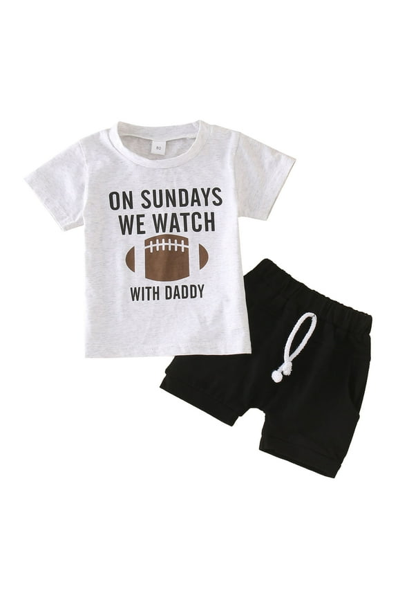 Kids Toddler Boys Shorts Set Casual Short Sleeve Prints Tops Shorts Set Two Piece Clothes Set Summer Outfits,Size 3 Years 4 Years