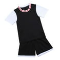 thumbnail image 1 of Kids Toddler Boys Shorts Set Tracksuit Basketball Girls Primary And Secondary School Students Sports Training Two Piece Clothes Set Summer Outfits,Size 6XL, 1 of 3