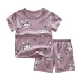 thumbnail image 1 of Kids Toddler Boys Shorts Set Tracksuit Girl T Shirt Short Sleeve Tops Shorts Suit Two Piece Clothes Set Summer Outfits,Size 18 Months 24 Months, 1 of 5