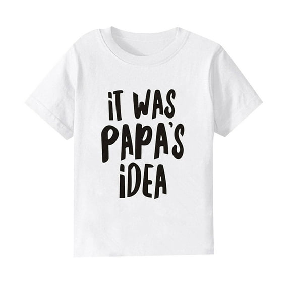 Kids Toddler Children Unisex Spring Summer Active Fashion Daily Daily Indoor Outdoor Print Short Sleeve Tops Tshirt Clothing