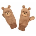 thumbnail image 1 of Kids Toddler Cold Weather Large Bear Mittens, 1 of 2