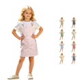 thumbnail image 1 of Kids Toddler Girls Dress Gingham Check Pattern Sleeveless Square Neck Suspender Dresses for Summer Vacation Outing Casual Boho Sundress, 1 of 7