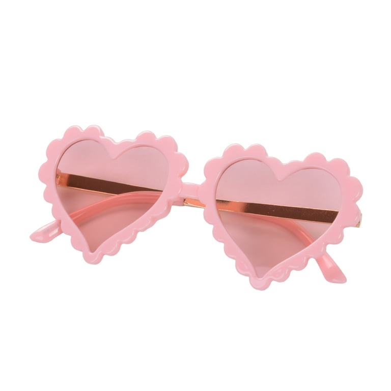 Kids Toddler Heart Shaped Sunglasses Cute Fashion UV Protection Sun Glass