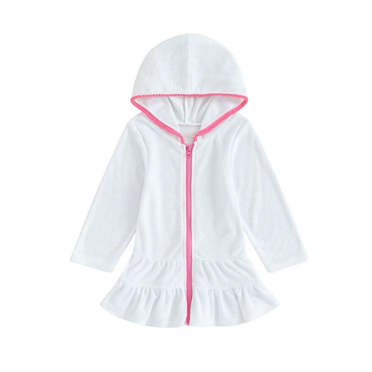 Girls terry fashion swim cover up