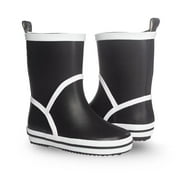 Kids Toddler Rain Boots Unisex-Child Waterproof Rubber Rain boots for Boys and Girls, Size 34