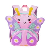 Kids Toddler School Backpack Girls Small 3D Cute Cartoon Bookbags Daycare Nursery Travel Bags,Pink Butterfly