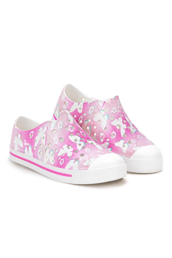 Kids Toddler Slip On Water Shoes for Girls Lightweight Sandals Summer Quick Dry Sneakers,Pink, Size 13