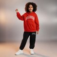 thumbnail image 1 of Kids Toddler Sweatsuit 2 Piece Long Sleeve Letter Print Hoodie and Jogger Sweatpants Fall Clothes 3-4 Years Boy Clothes Boys Girls Fashion, 1 of 3