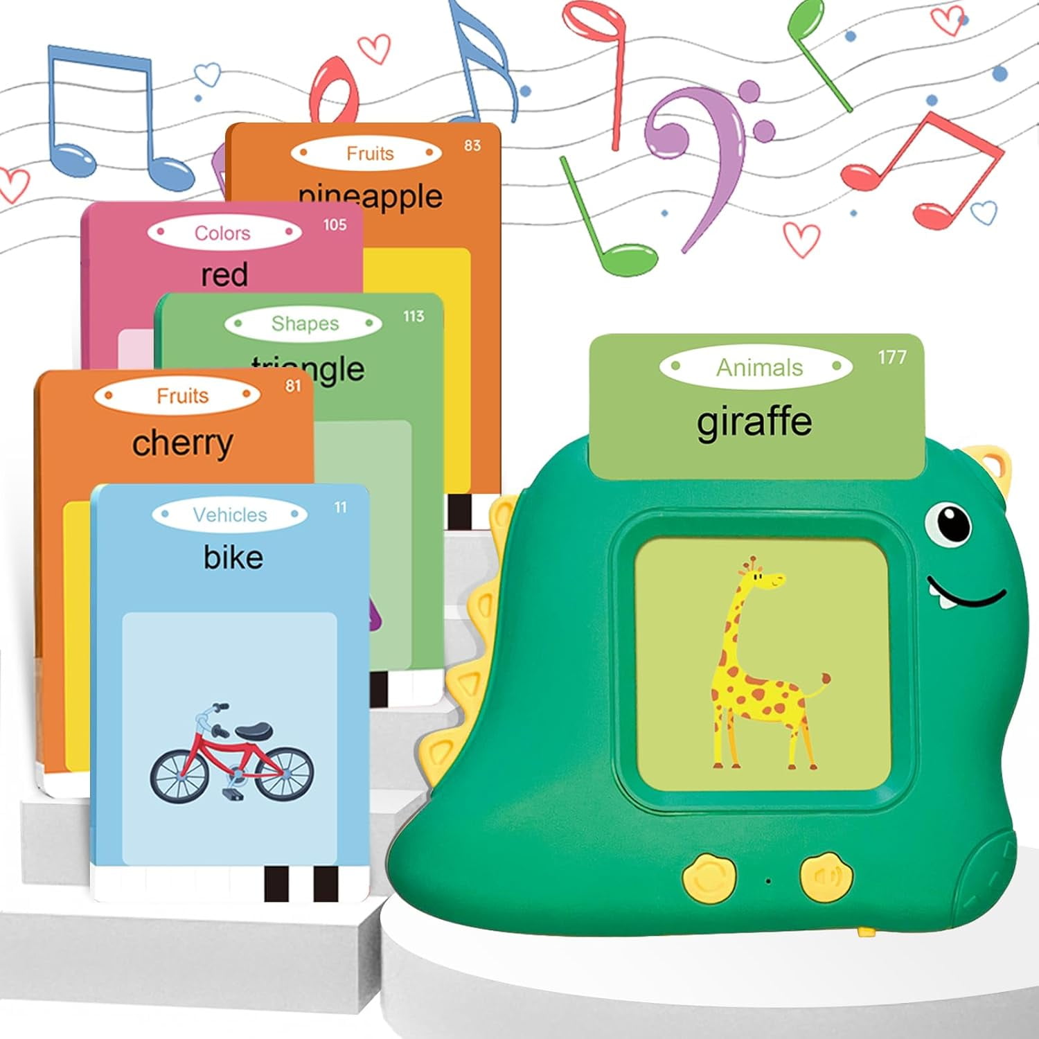 Walmart Coupons of Talking Flash Card Learning Educational Toy, Talking Flash Cards with 224 Words 112 Double Sided Cards Preschool Sensory Toys, Dinosaur Montessori Toys