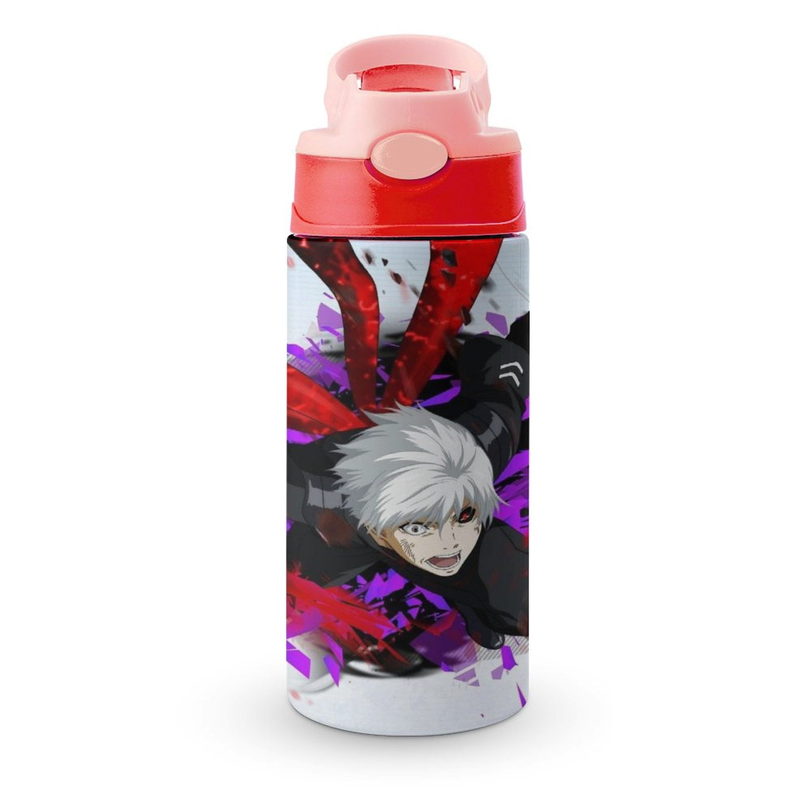 Qilmy Valentine's Day Heart Sport Water Bottle – 20 Oz Vacuum Insulated Stainless Steel With Straw Lid