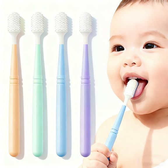 Kids Tongue Scraper, Tongue Cleaner for Infant & Newborn, Baby Oral Cleaner Newborn, Toddler Toothbrush for Tooth Mouth Gum Clean, Infant Toothbrush Oral Cleaning Stick