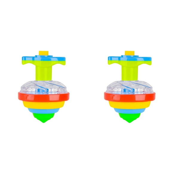 Kids Top Light Top Toy School Birthday Party Bag 2PCS Christmas Novelties for Children Christmas School