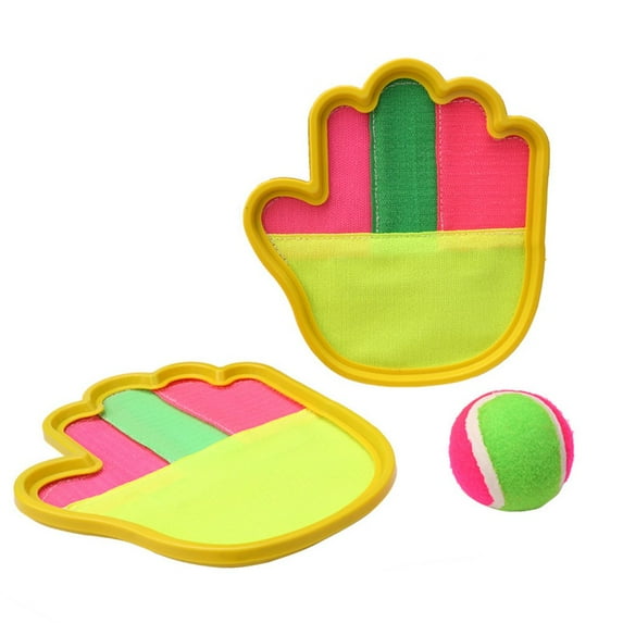 Kids Toss And Catch Ball Set Sticky Balls Beach Toys Baseball Training Yard Game Blue Side Fangkenuo