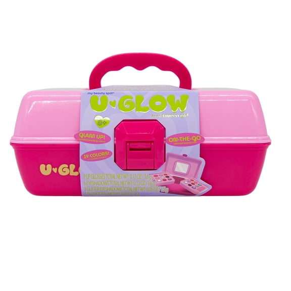 My Beauty Spot U-Glow Makeup Kit for Kids, Pink, 19 Pieces