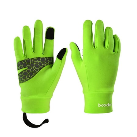 Kids Touch Screens Gloves Outdoor Bike Running Ski Sport Gloves Anti-Slip Cycling Mittens for Aged 4-12 Boys Girls