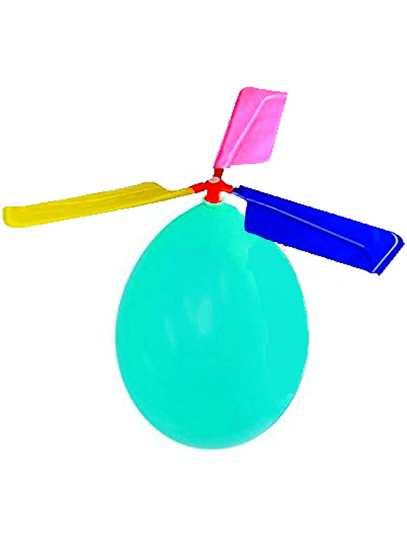 Kids Toy Balloon Helicopter (12 Pack) Children's Day Gift Party Favor Easter Basket, Stocking Stuffer or Birthday! Flying Toys for Boys and Girls - Outdoor Sport Toy for 7 8 9 10 Year Old